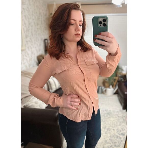 Express Button Down Top - Picture 6 of 8